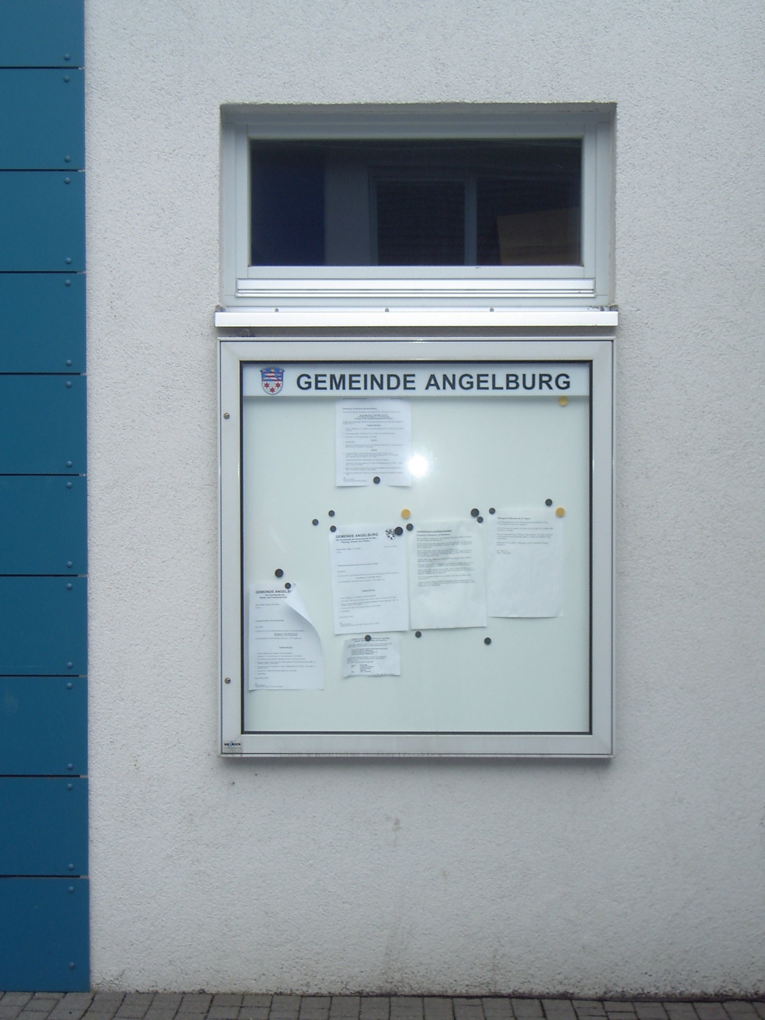 Dorfgemeinschaftshaus Angelburg – Informationsschaukasten