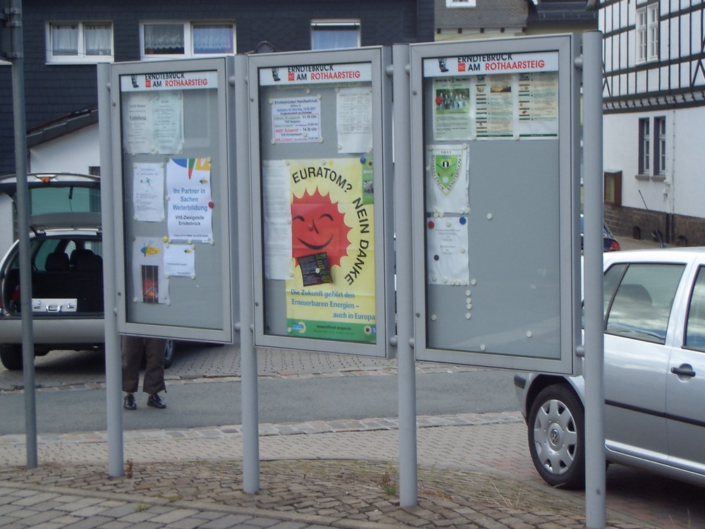 Gemeinde Erndtebrück – Schaukastenanlage