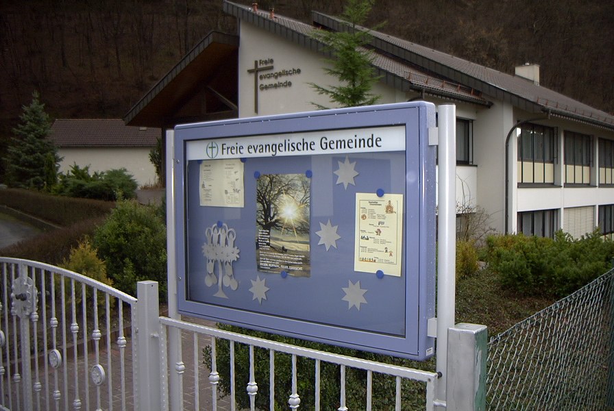 Freie evangelische Gemeinde Dillenburg-Oberscheld – Schaukasten